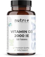 nutri+ Vitamin D3 - 2000 IE, 120 Tabletten