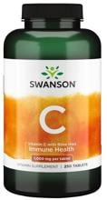 Swanson Premium C with Rose Hips 1000 mg, 250 Tabletten