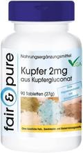 fair & pure Kupfer (2 mg), 90 Tabletten Dose