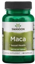 Swanson Maca 500 mg, 60 Kapseln