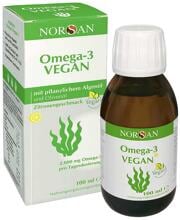 Norsan Omega 3 Vegan, 100 ml Flasche, Zitrone