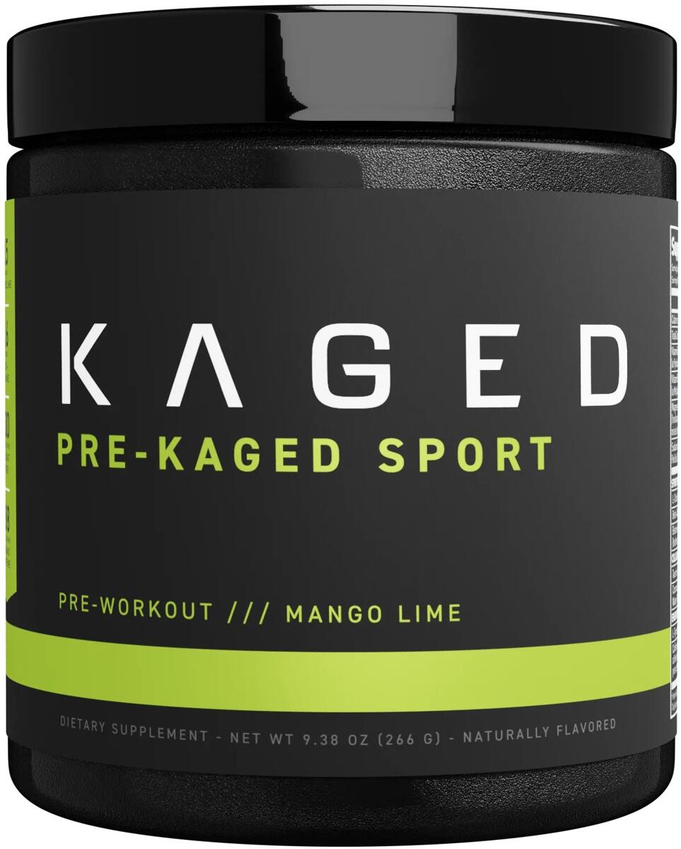 Kaged Muscle Pre-Kaged Sport, 266g Dose, Mango Lime