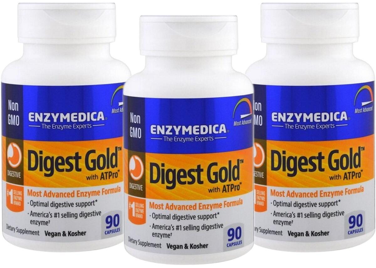 Enzymedica Digest Gold ATPro, 3 x 90 Kapseln