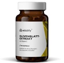 edubily Olivenblatt Extrakt, 90 Kapseln