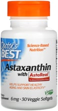 Doctor's Best Astaxanthin 6 mg, Softgels