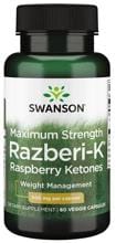 Swanson Razberi-K - Raspberry Ketones 500 mg, 60 Kapseln