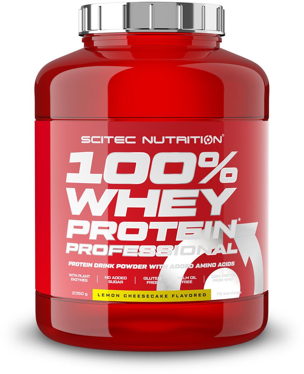 Scitec Nutrition 100% Whey Protein Professional, 2350 g Dose, Zitronen-Käsekuchen