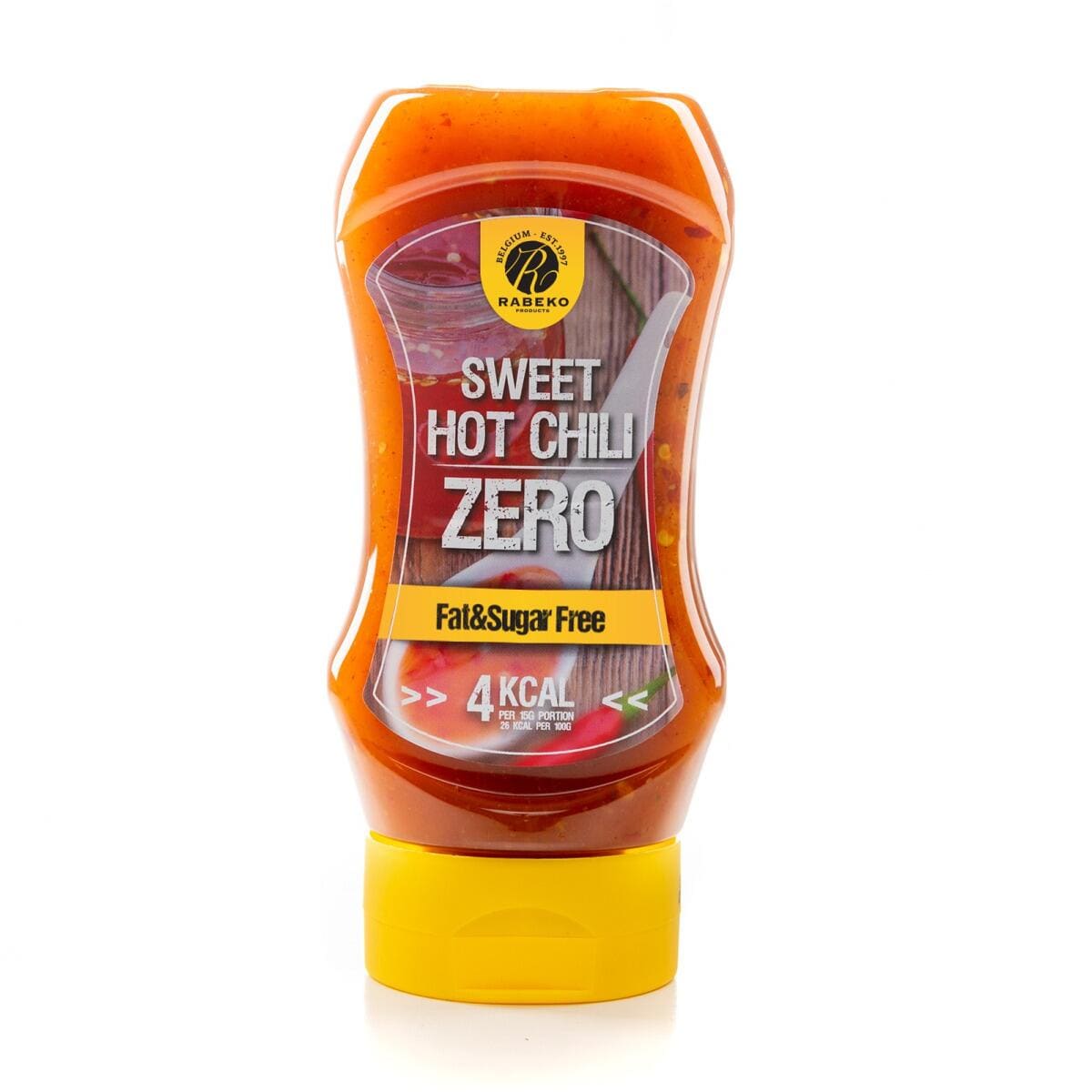 Rabeko Zero Sauce, 350 ml Flasche, Sweet Hot Chili