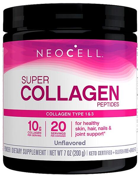 NeoCell Super Collagen Peptides, Unflavored, 200 g Dose