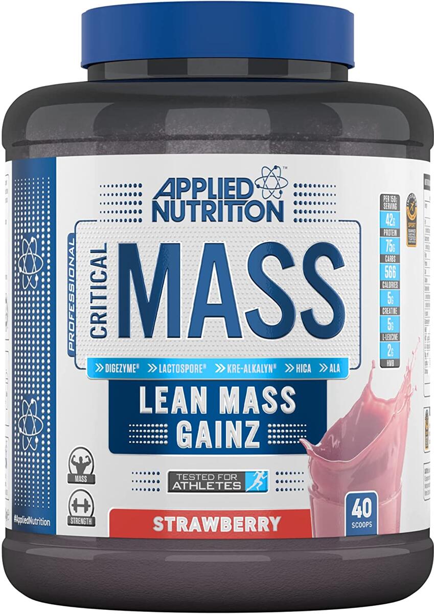 Applied Nutrition Critical Mass - Professional, 2400 g Dose, Strawberry