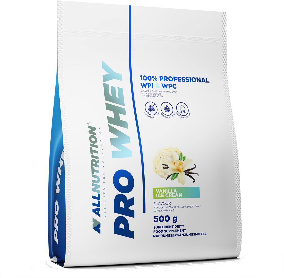Allnutrition Pro Whey, 500 g Beutel, Vanilla Ice Cream