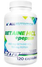 Allnutrition Betaine HCl + Pepsin, 120 Kapseln