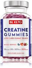 BeKeto Creatine Gummies, 60 Gummies, Mixed Berries