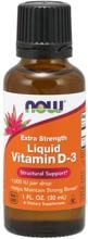 Now Foods Liquid Vitamin D3 1000 IU, 30 ml Flasche