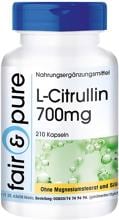 fair & pure L-Citrullin (700 mg), 210 Kapseln Dose