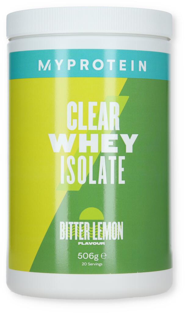 MyProtein Clear Whey Isolate, 506 g Dose, Bitter Lemon bei Metasport