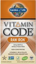 Garden of Life Vitamin Code RAW Iron, 30 Kapseln