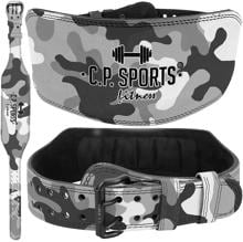 C.P. Sports Komfort Gewichthebergürtel, extra breit, camo grey