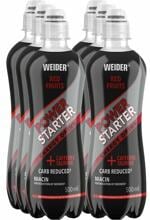 Weider Power Starter Energy Drink, 6 x 500 ml Flasche (inkl 1,50 Euro Pfand), Red Fruits