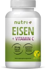 nutri+ Eisen + Vitamin C, 90 Kapseln Dose