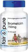 fair & pure Bromelain (750 mg), 90 Kapseln Dose