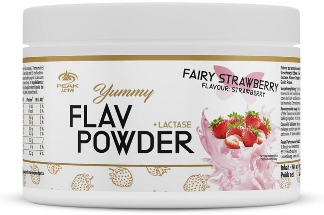 Peak Performance Yummy Flav Powder, 250 g Dose, Fairy Strawberry