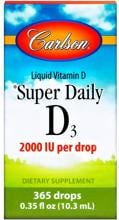 Carlson Labs Super Daily D3, 10 ml Flasche