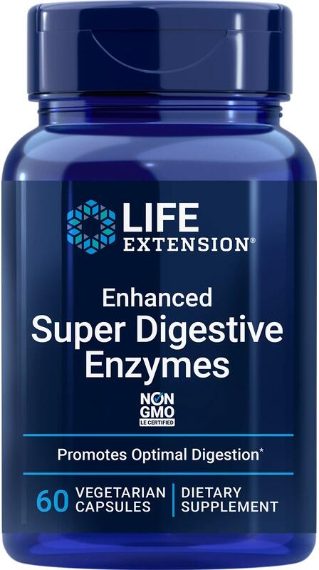 Life Extension Enhanced Super Digestive Enzymes, 60 vegetarische Kapseln