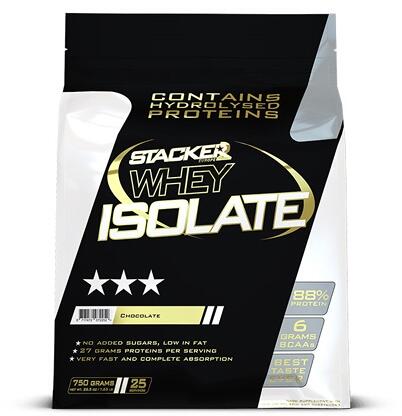 Stacker2 Whey Isolate Protein, 750 g Beutel, Strawberry