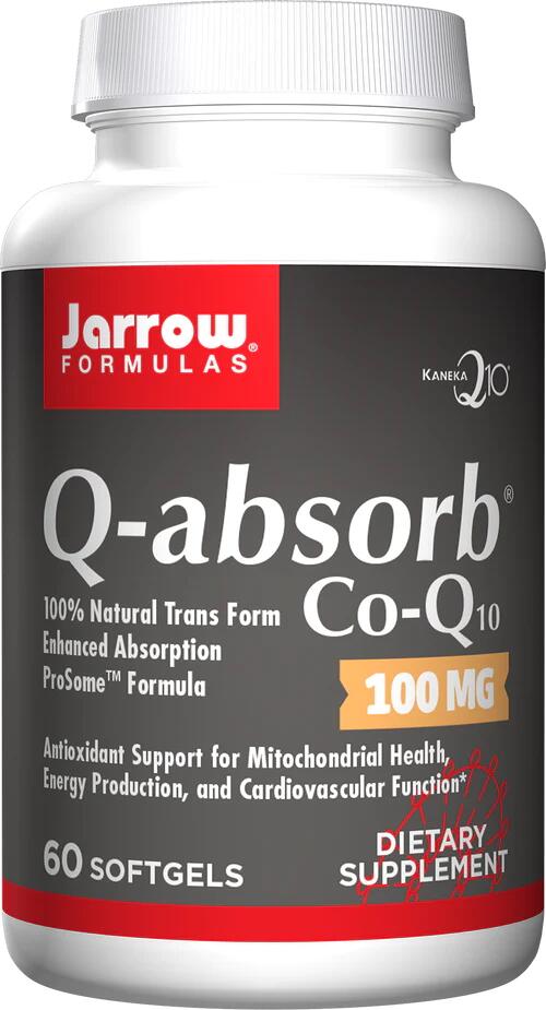 Jarrow Formulas Q-absorb - 100 mg, 60 Softgels