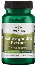 Swanson Ashwagandha Extrakt 450 mg, 60 Kapseln