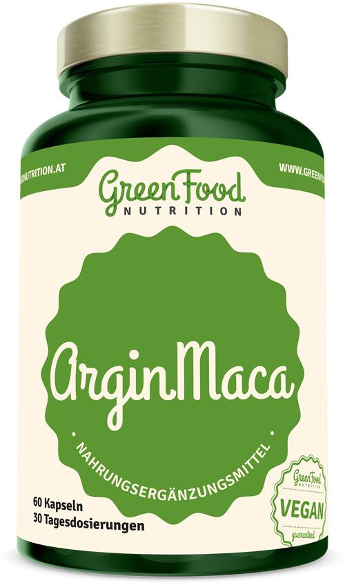 GreenFood Nutrition ArginMaca, 60 Kapseln