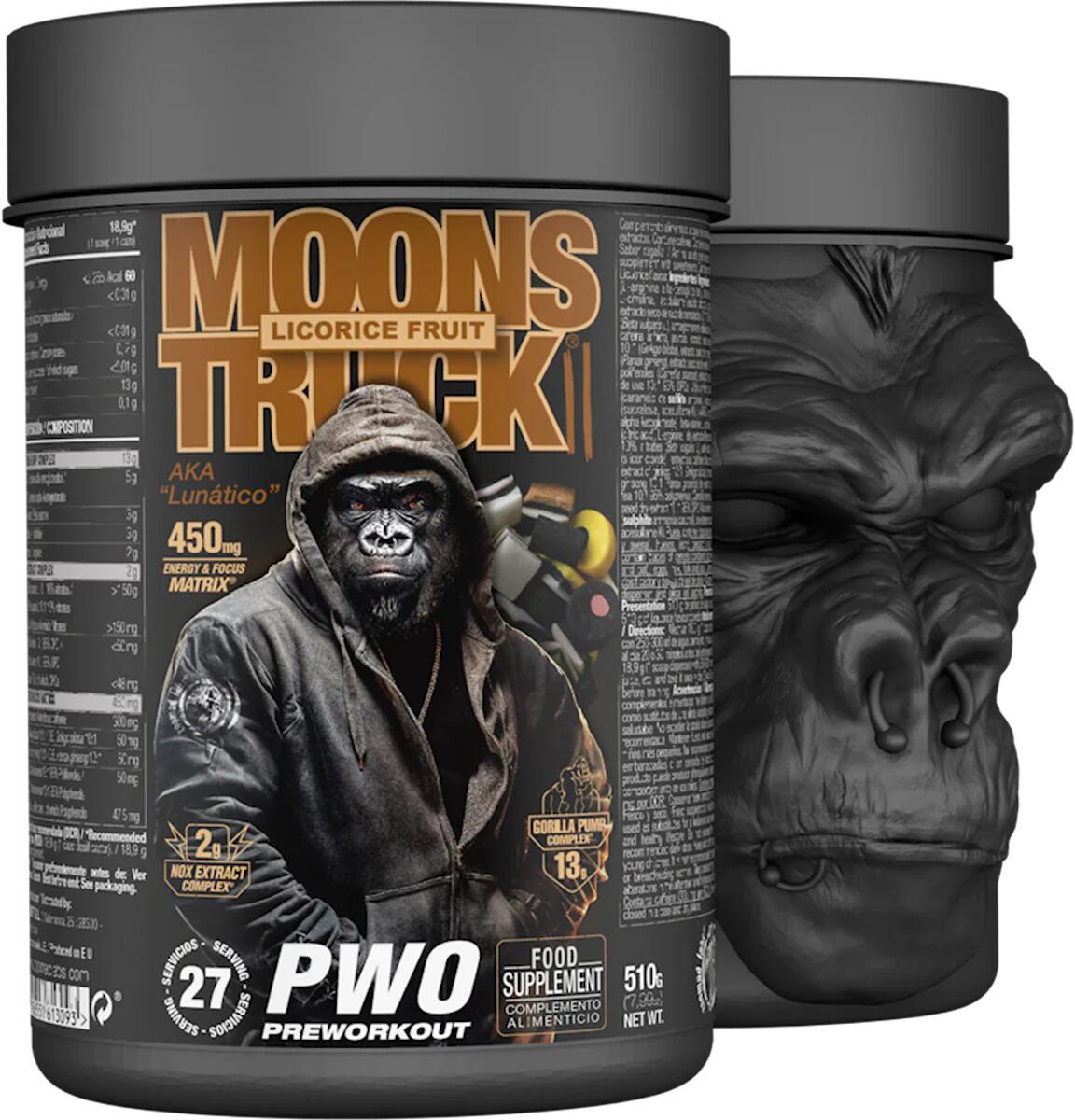 Zoomad Moonstruck 2.0 Pre-Workout, 510 g Dose, Licorice Fruit