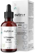 nutri+ Vitamin B12 Tropfen, 50 ml Flasche