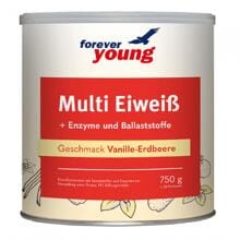 Forever Young Multi Eiweiß, 750 g Dose, Vanille-Erdbeere