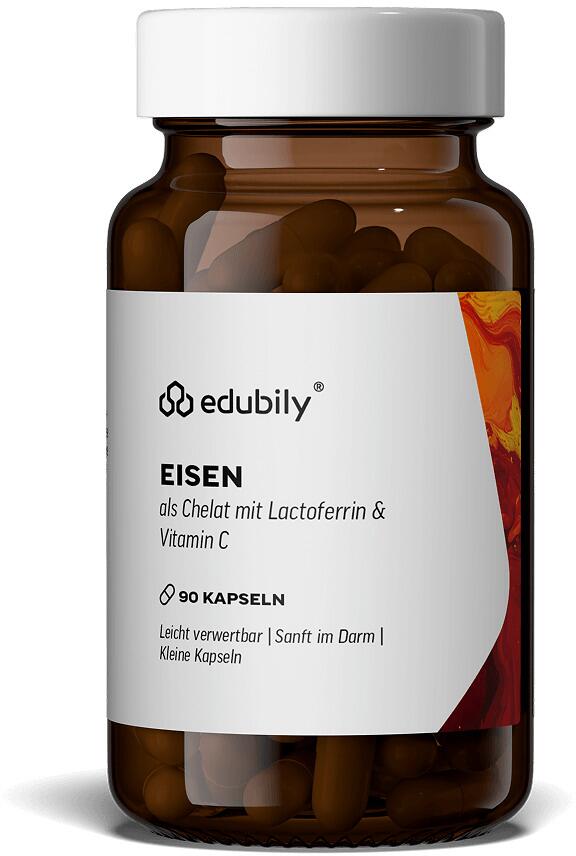 edubily Eisen mit Lactoferrin, 90 Kapseln