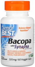 Doctors Best Bacopa with Synapsa - 320 mg, 60 Kapseln