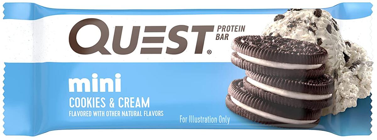 Quest Nutrition Quest Mini Bars, 14 x 23 g Riegel, Cookies & Cream bei ...