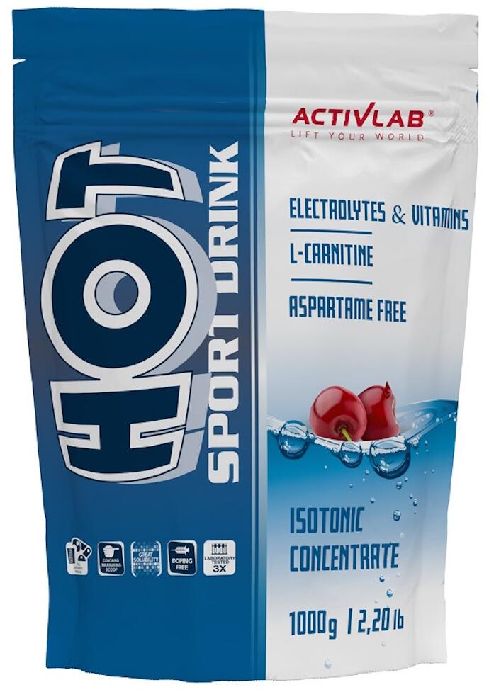 Activlab Hot Sport Drink, 1000 g Beutel, Cherry