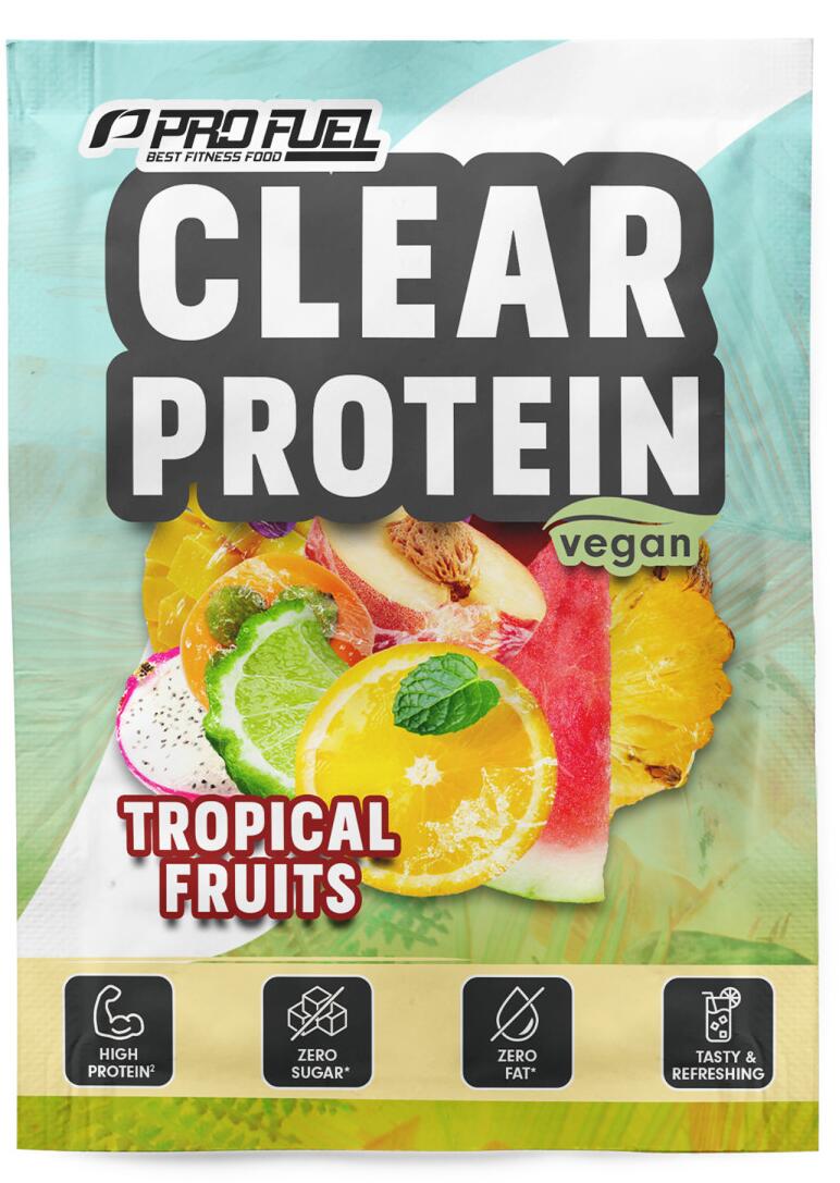 ProFuel Clear Protein Vegan, 18 g Probe, Tropical Fruits