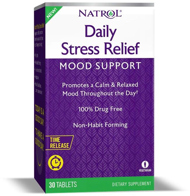 Natrol Daily Stress Relief, 30 Tabletten bei Metasport