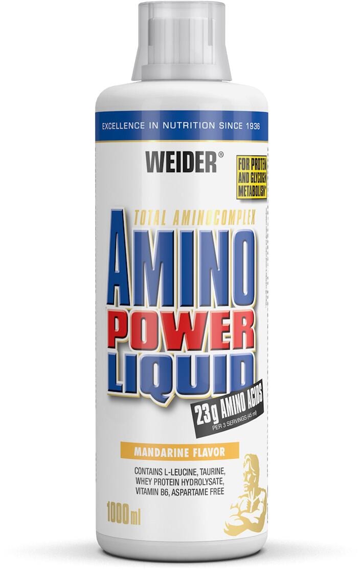 Weider Amino Power Liquid, 1000 ml Flasche, Mandarine