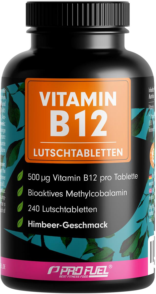 ProFuel Vitamin B12, 240 Lutschtabletten, Himbeere