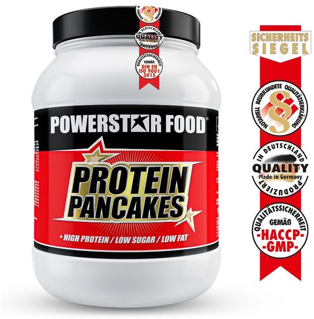 Powerstar Food PROTEIN PANCAKES für Pfannkuchen / Waffeln, 1000 g Dose, Nature