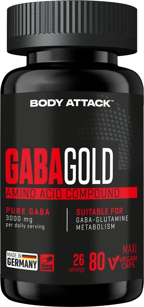 Body Attack GABA Gold, 80 Kapseln