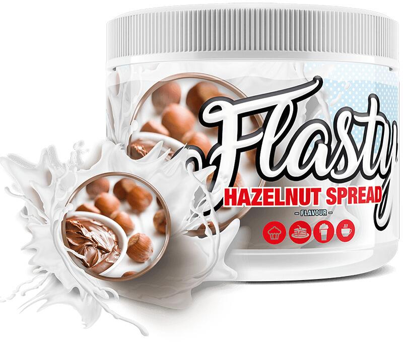 #sinob Flasty Geschmackspulver, 250 g Dose, Hazelnut Spread (vegan)