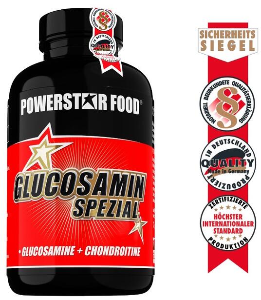 Powerstar Food GLUCOSAMIN SPEZIAL + Chondroitin, 120 Kapseln