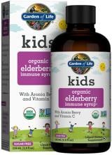Garden of Life Kid"s Organic Elderberry Immune Syrup, 116 ml Flasche