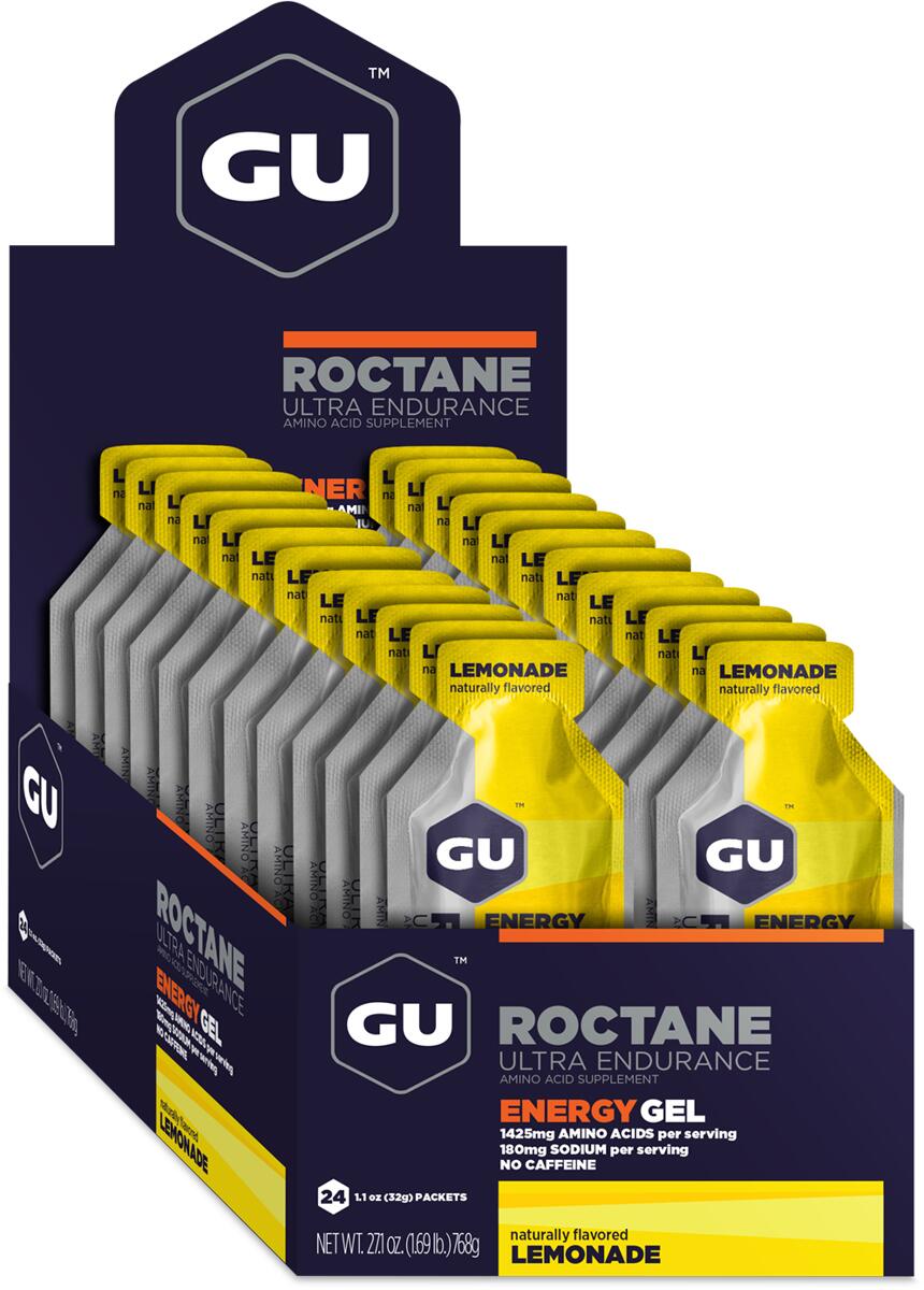GU ROCTANE Energy Gel, 24 x 32 g Gel, Lemonade bei Metasport