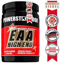 Powerstar Food EAA HIGH END Essentielle Aminosäuren Pulver, 500 g Dose